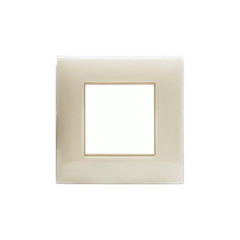 Placca Young Ave sistema 44 colore Avorio 2 Moduli 44PJ32AVR