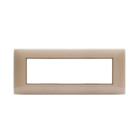 Placca Ave Young Sistema 44 colore Sabbia 7 Moduli 44PJ07SA