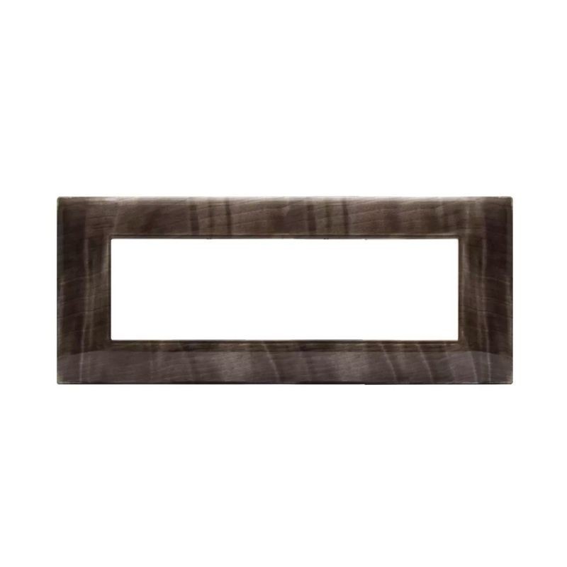 Placca Ave Young Sistema 44 colore Onice 3D 7 Moduli 44PJ07ONC/3D