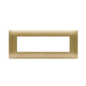 Placca Young Ave per sistema 44 colore Oro 7 posti 44PJ07GOLD