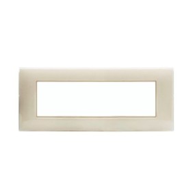 Placca Ave Young Sistema 44 colore Avorio 7 Moduli 44PJ07AVR