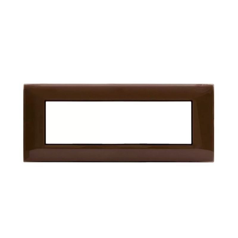 Placca Ave Young Sistema 44 colore AVANA 7 Moduli 44PJ07AVN