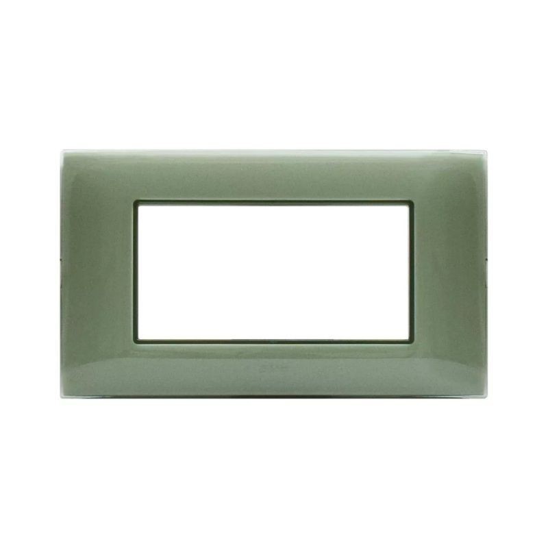 Placca Ave Young Sistema 44 colore Salvia 4 Moduli 44PJ04SAL