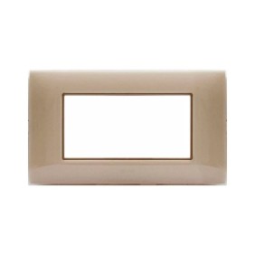 Placca Ave Young Sistema 44 colore Sabbia 4 Moduli 44PJ04SA