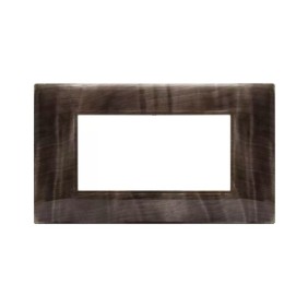 Placca Ave Young Sistema 44 colore Onice 3D 4 Moduli 44PJ04ONC/3D