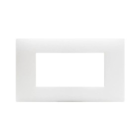 Placca Ave Young Sistema 44 colore Gesso 4 Moduli 44PJ04GSO