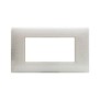 Placca Ave Young Sistema 44 colore Bianco 3D 4 Moduli 44PJ04B/3D