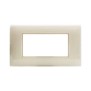 Placca Ave Young Sistema 44 colore Avorio 4 moduli 44PJ04AVR