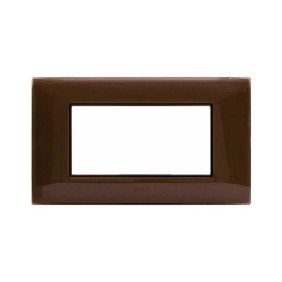 Placca Ave Young Sistema 44 colore Avana 4 Moduli 44PJ04AVN