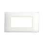 Placca Ave Young Sistema 44 colore Bianco 4 Moduli 44PJ04B