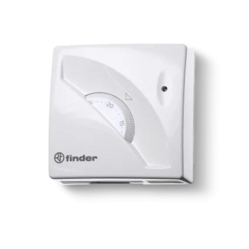 TERMOSTATO DA PARETE CON INTERRUTTORE ESTATE/INVERNO FINDER 1T012