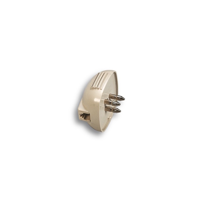 Spina tripolare con presa per connessione plug 64 c Fanton 22070
