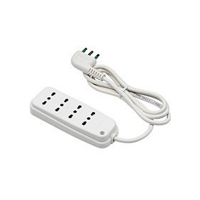 Multipresa con 4 biprese con cavo e spina a squara Fanton 40400