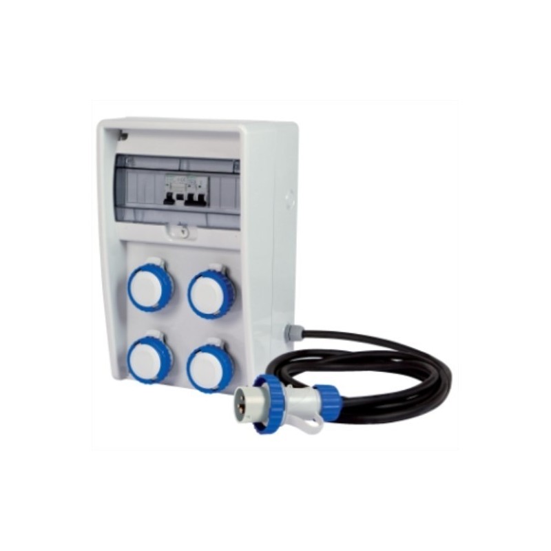 Quadro ULISSE 250 ASC IP65 4CEE con cavo 4 mt Fanton 74320