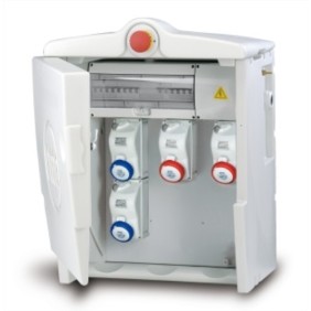 Quadro Polifemo Midi ASC IP55 4p con pulsante emergenza Fanton 74719