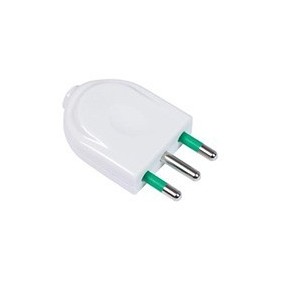 Spina standard 16A italiana semplice bianca Fanton 82520-E