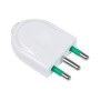 Spina standard 16A italiana semplice bianca Fanton 82520-E