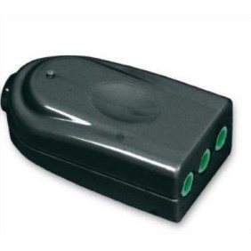 Presa P11 dritta smontabile 10A nera Fanton 82561-E