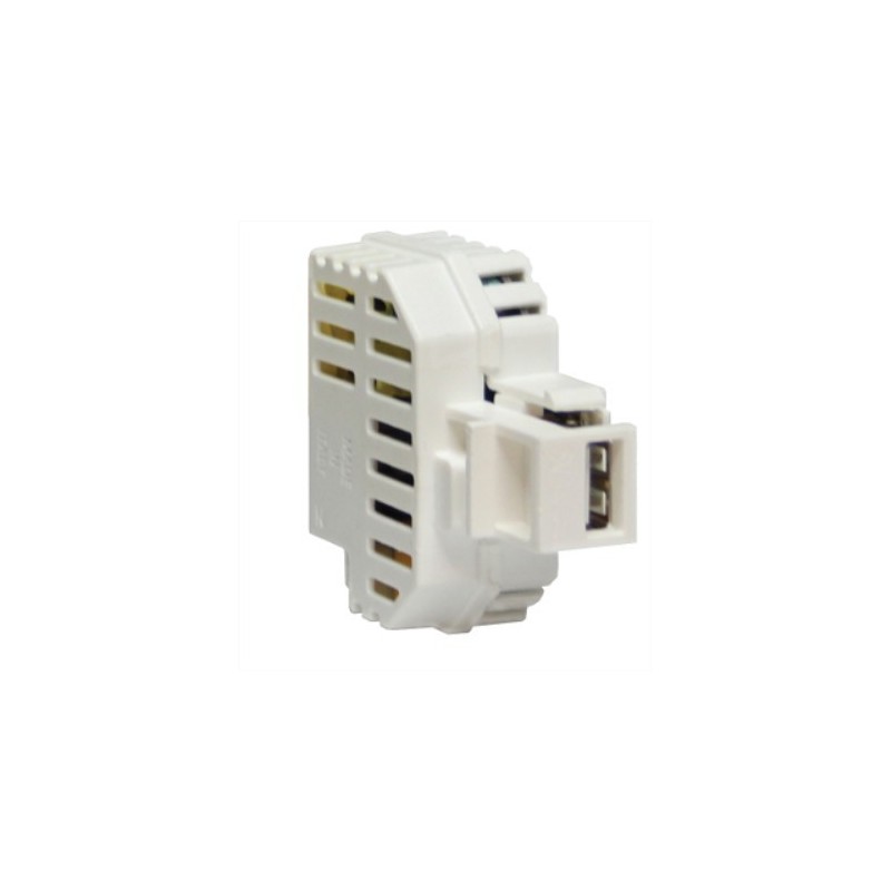 Caricatutto alimentatore da incasso con aggancio keystone Fanton 82890