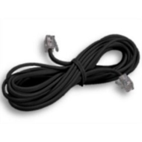 Prolunga lineare telefonica 3 metri a 4 conduttori nero Fanton 21281