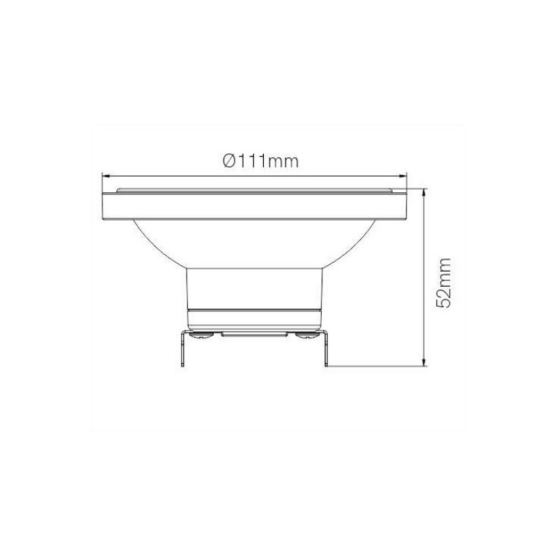Lampadina Led Lynk G53 da 13W 12V 45° Led 4000K Beneito Faure 3454