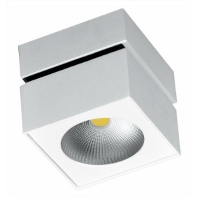 Applique decorativa quadrata RUBYC a led per interni 14W Bianca Beneito Faure 5069