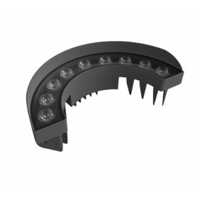 Proiettore SIGNAL Led da esterno 9W 3000k in alluminio nero opaco Beneito Faure 4290