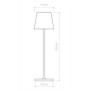 Lampada LIEVO led portatile 3.5W 3000k bianco Beneito Faure 4739 dimensioni
