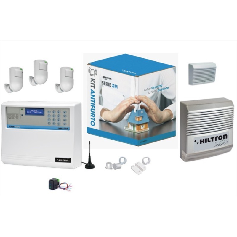 Kit con centrale XMR2000+ Accessori Hiltron KXMR2000T