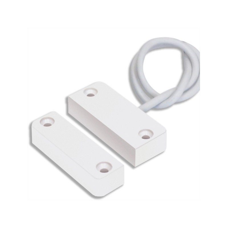 Contatto magnetico porte e finestre Serie XM bianco Hiltron XM58