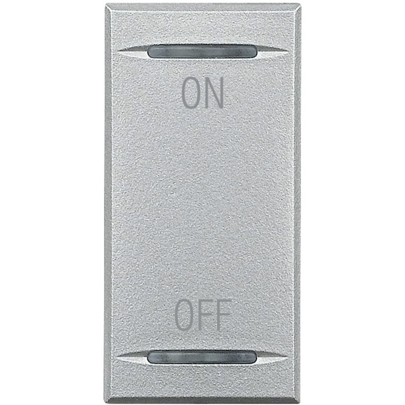 Copritasto Axolute 2 Funzioni con simbolo On-Off Bticino HC4911AG