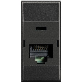 Connettore Axolute Rj45 Categoria 6 UTP antracite Bticino HS4262C6