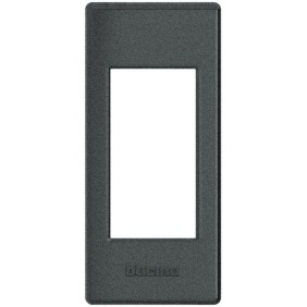 Placca per installazione su profilati 1P antracite Bticino LND4811AR