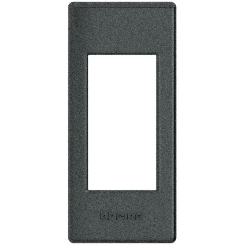 Placca per installazione su profilati 1P antracite Bticino LND4811AR
