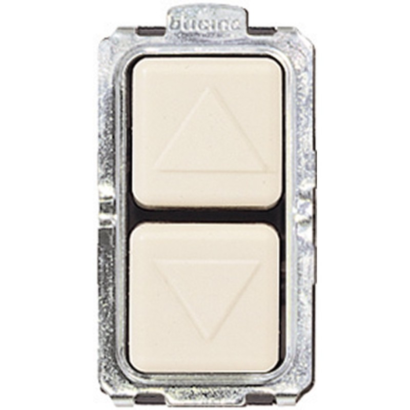 Commutatore 1P 16 A 250 V a doppio tasto con interblocco Bticino 5052N