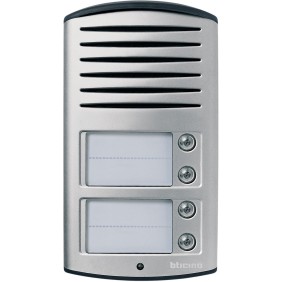 Pulsantiera alluminio Linea 2000 audio tecnologia 2 Fili Bticino 342941