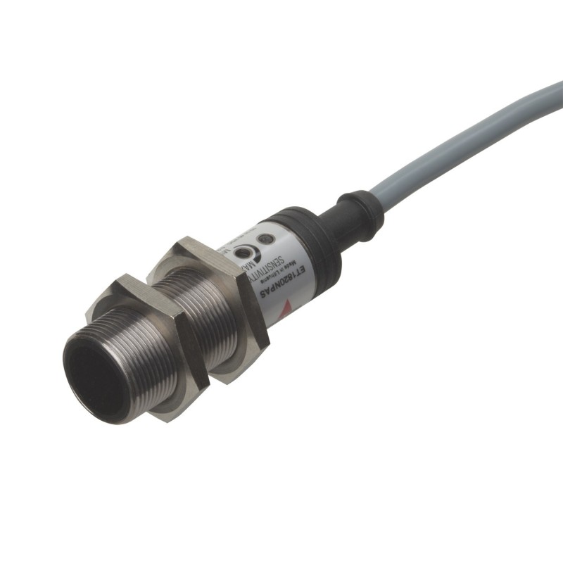 Sensore fotoelettrico a riflessione 200 mA NPM Gavazzi EO1804NPAS