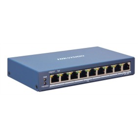 Switch 8 porte Rj45 PoE + 1 porta Rj45 Gigabit Hikvision DS-3E1309P-EI