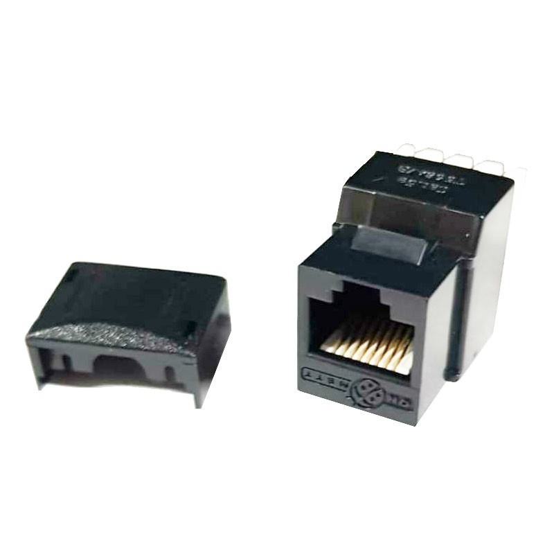 Presa RJ45 UUTP 88 cat6 non schermata nere Item 60101