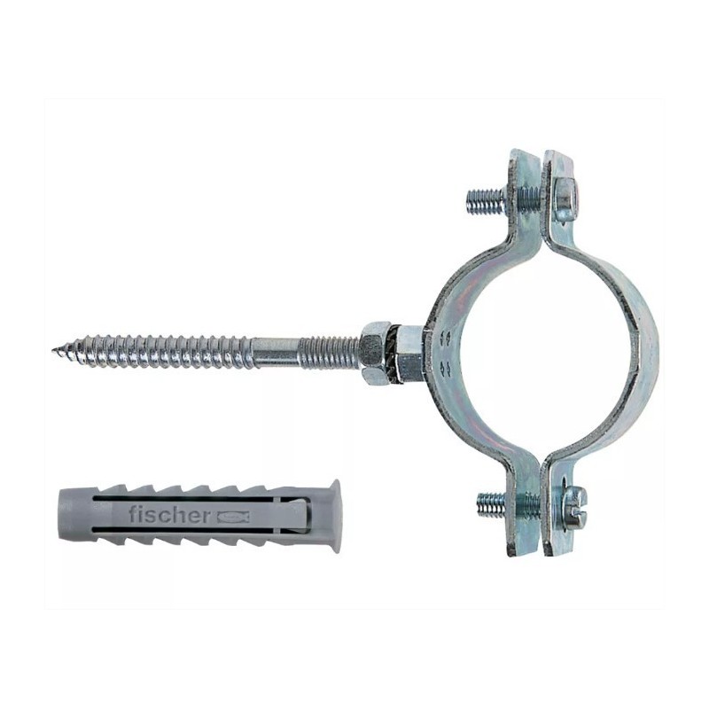 Collare per tubi CPS-V 12 con vite e tassello 2 PZ Fischer 00520993