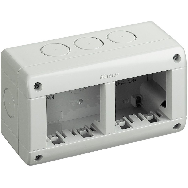 Contenitore 2+2 moduli IP40 Idrobox Matix Bticino 225404/2