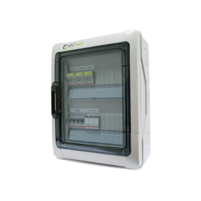 Quadro di protezione per fotovoltaico 2 Stringhe indipendenti Contact QCM2102L