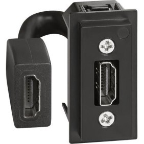 Connettore HDMI 2.0 preconnesso 1 Modulo Living Now Bticino K4284P