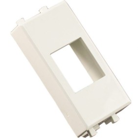 Adattatore per presa Rj45 e Rj12 Ave domus bianca  Fanton 23957