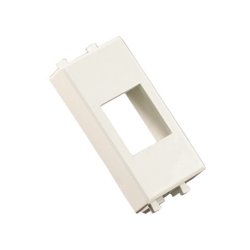 Adattatore per presa Rj45 e Rj12 Ave domus bianca  Fanton 23957