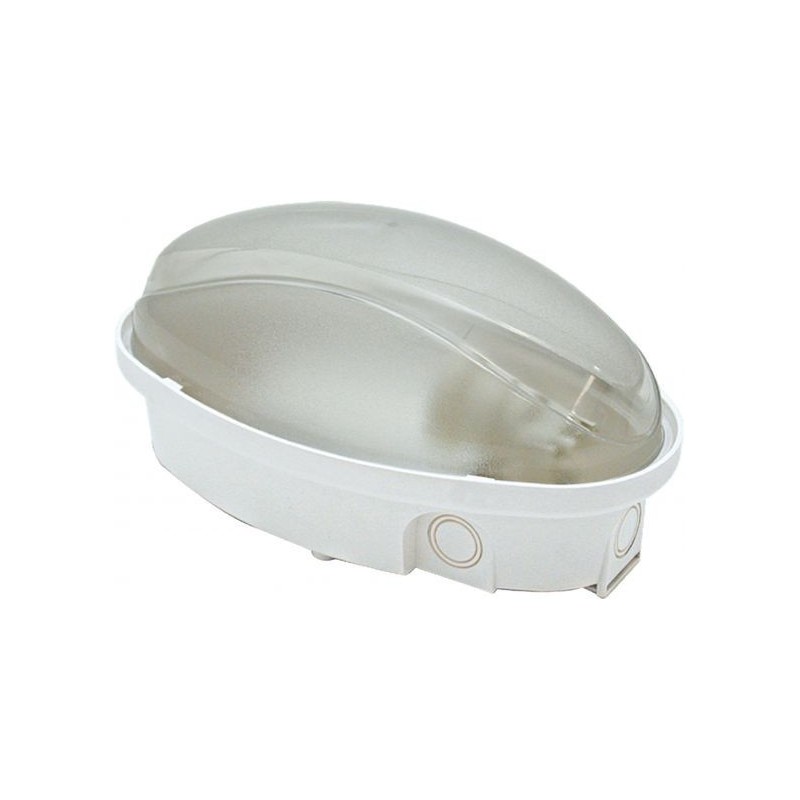 Plafoniera Midi ovale IP65-12W-LED 4000K, colore bianco Fanton 62720N