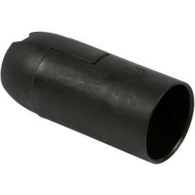 Portalampada E14 liscio colore nero Fanton 62803