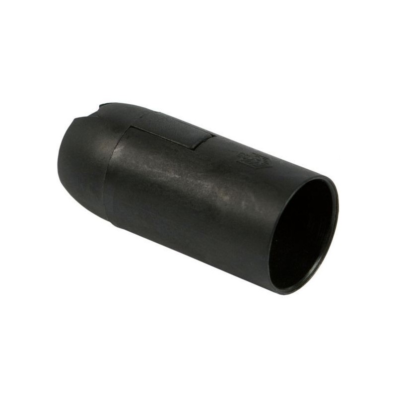 Portalampada E14 liscio colore nero Fanton 62803