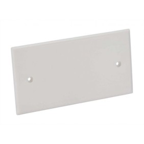 Coperchio+viti per scatola 504E da incasso rettangolare 4 moduli, colore bianco fanton 63994.