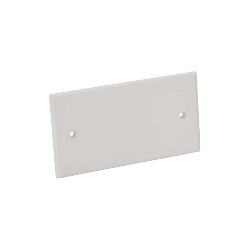 Coperchio+viti per scatola 504E da incasso rettangolare 4 moduli, colore bianco fanton 63994.